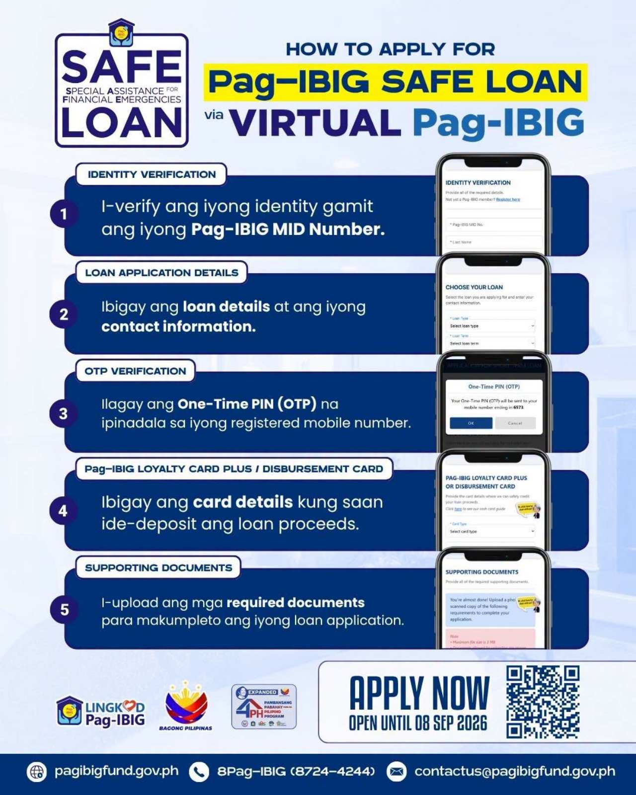 Apply Pag-IBIG Special Assistance Financial Emergencies SAFE Loan