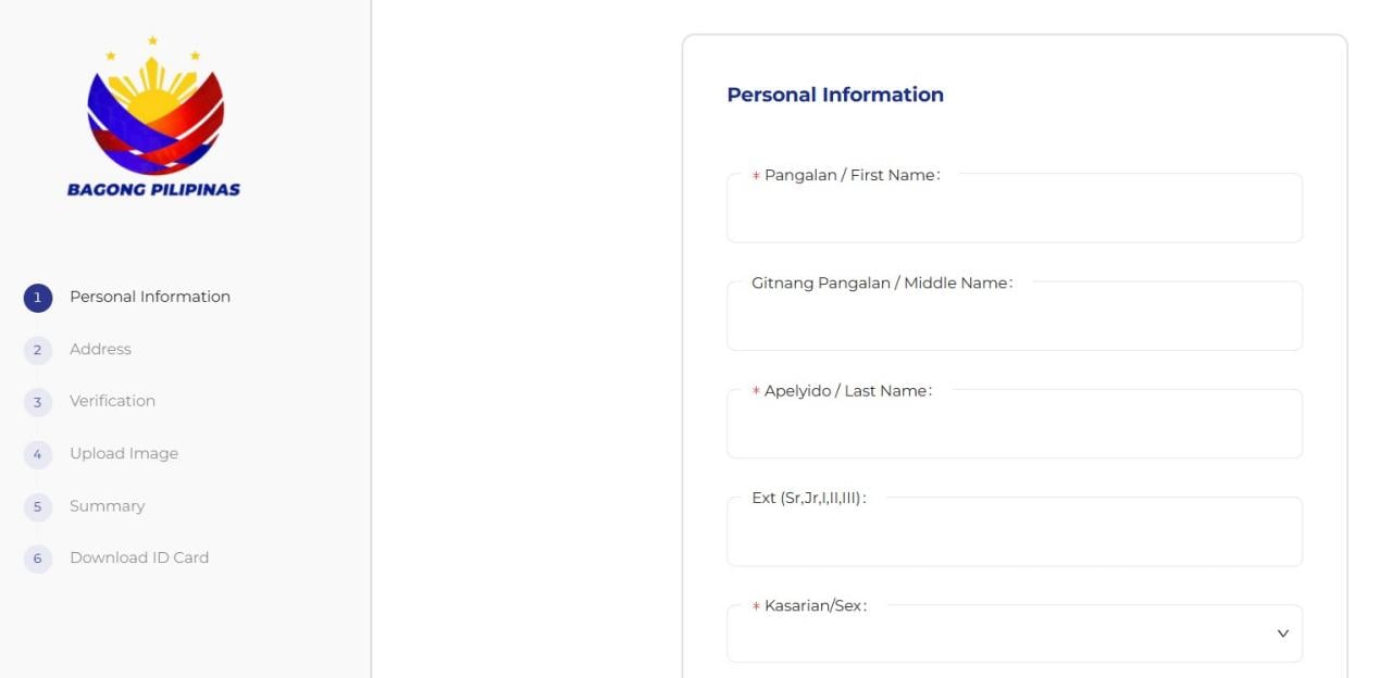 register bagong pilipinas portal